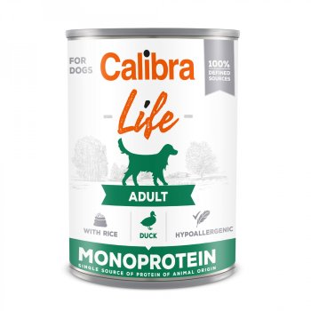 Calibra Dog Life Adult Duck with rice 400g