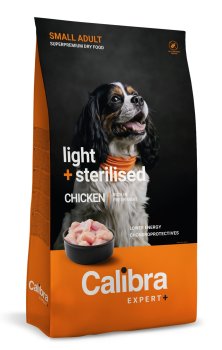 Calibra Dog EXPERT+ Adult Small Light & Sterilised Chicken