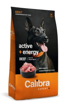 Calibra Dog EXPERT+ Adult Active & Energy Beef