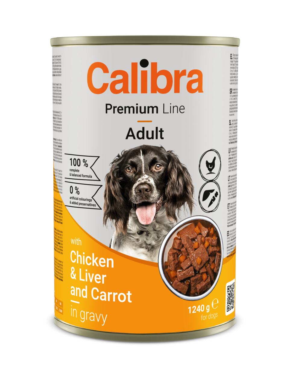 Calibra Dog Premium can with Chicken&Liver 1240g