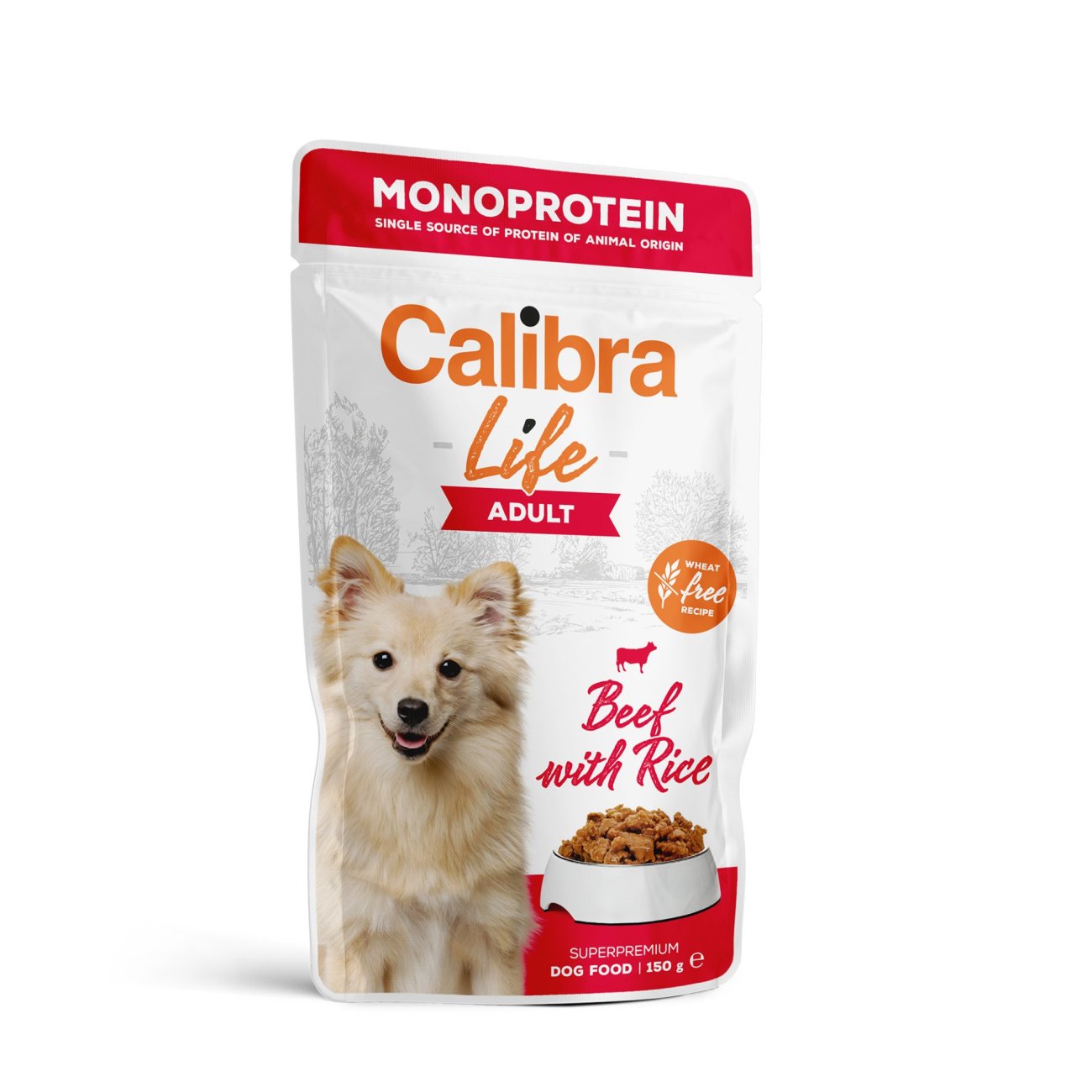 Calibra Dog Life pouch Adult Beef 150g